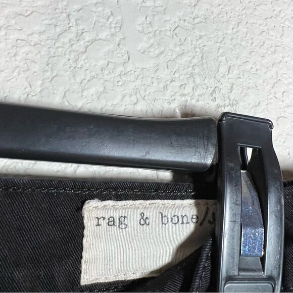 Rag & Bone Chevron Ombre Black Low Rise Skinny Legging Jeans Women's Size 28‎ - Picture 13 of 13